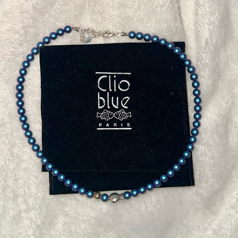 Blue Pearl Necklace from Clio Blue